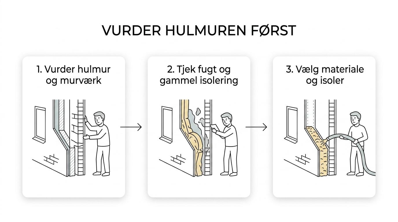 Calidi hulmursisolering i Roskilde