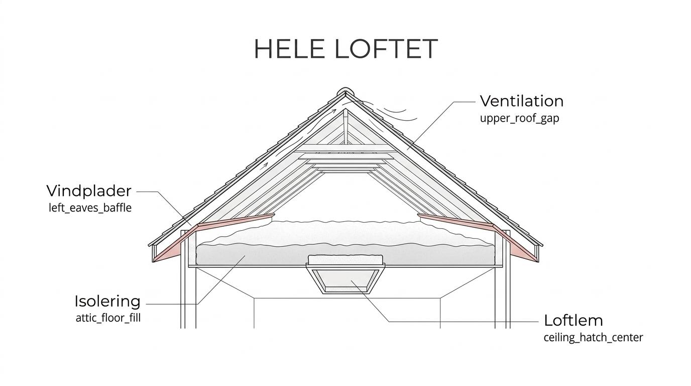 Calidi loftisolering i Frederikssund for ældre boliger