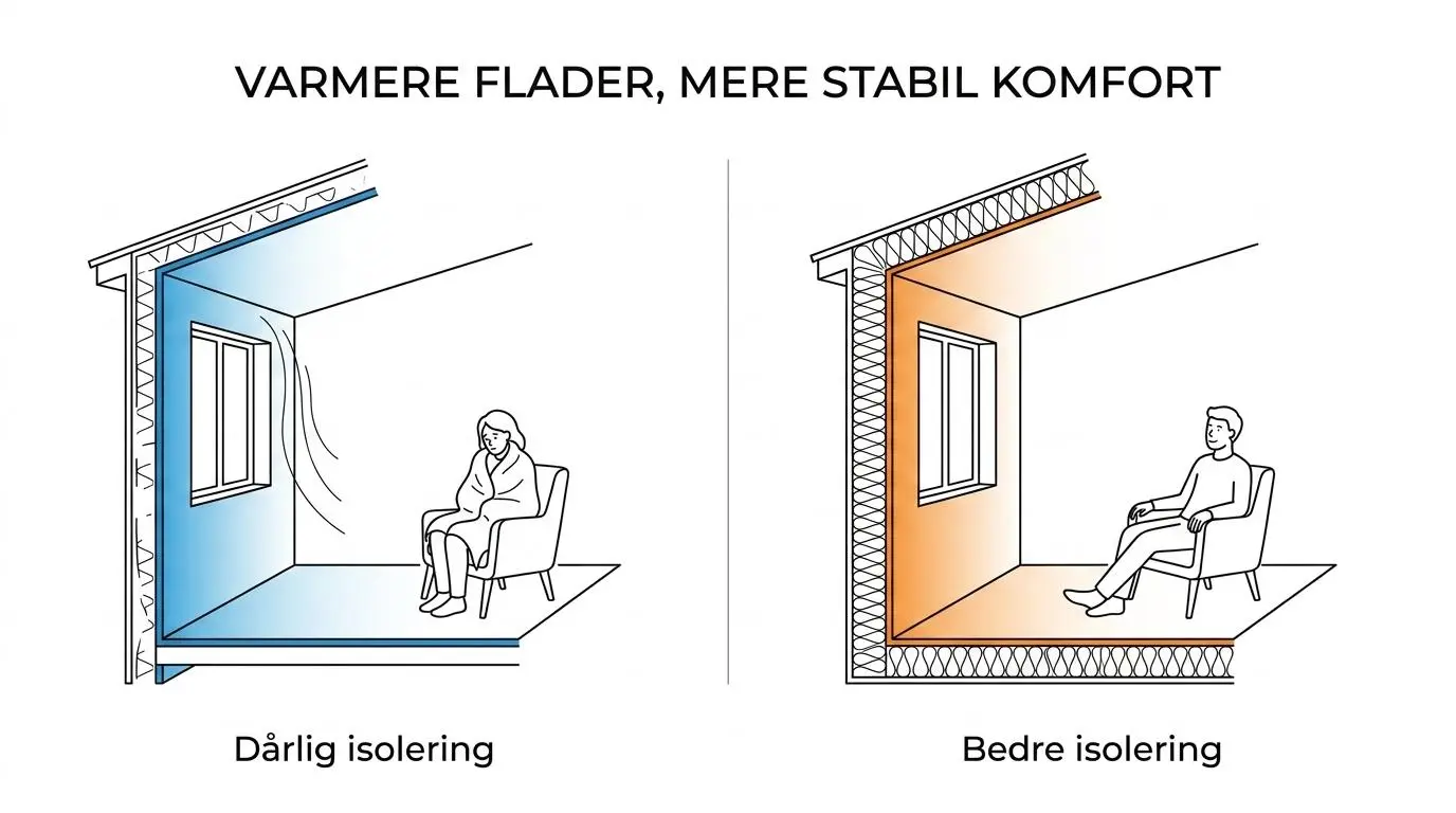 Derfor giver isolering bedre indeklima året rundt
