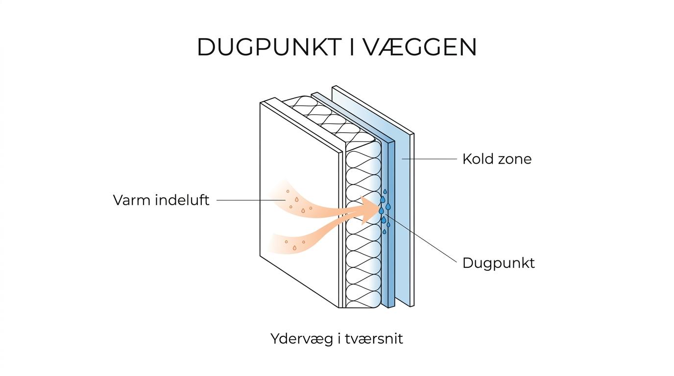 Dugpunkt i isolering- sådan undgår du skjulte fugtskader