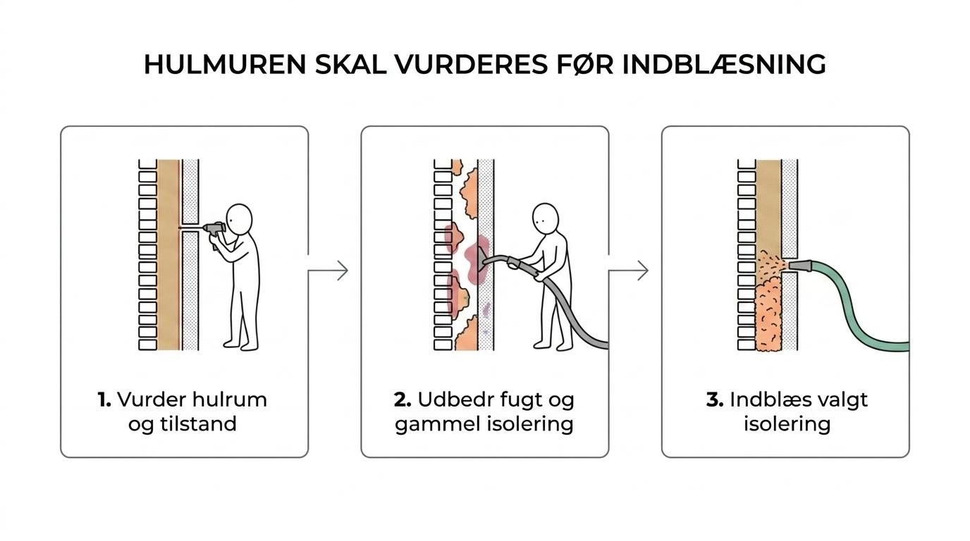 Hulmursisolering i Nordsjælland