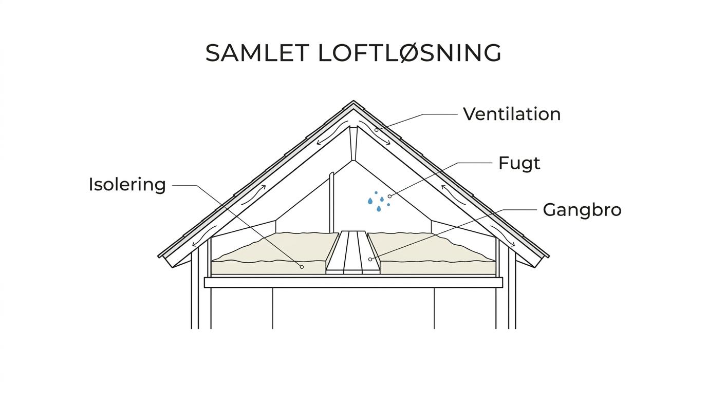 Loftisolering i Maribo