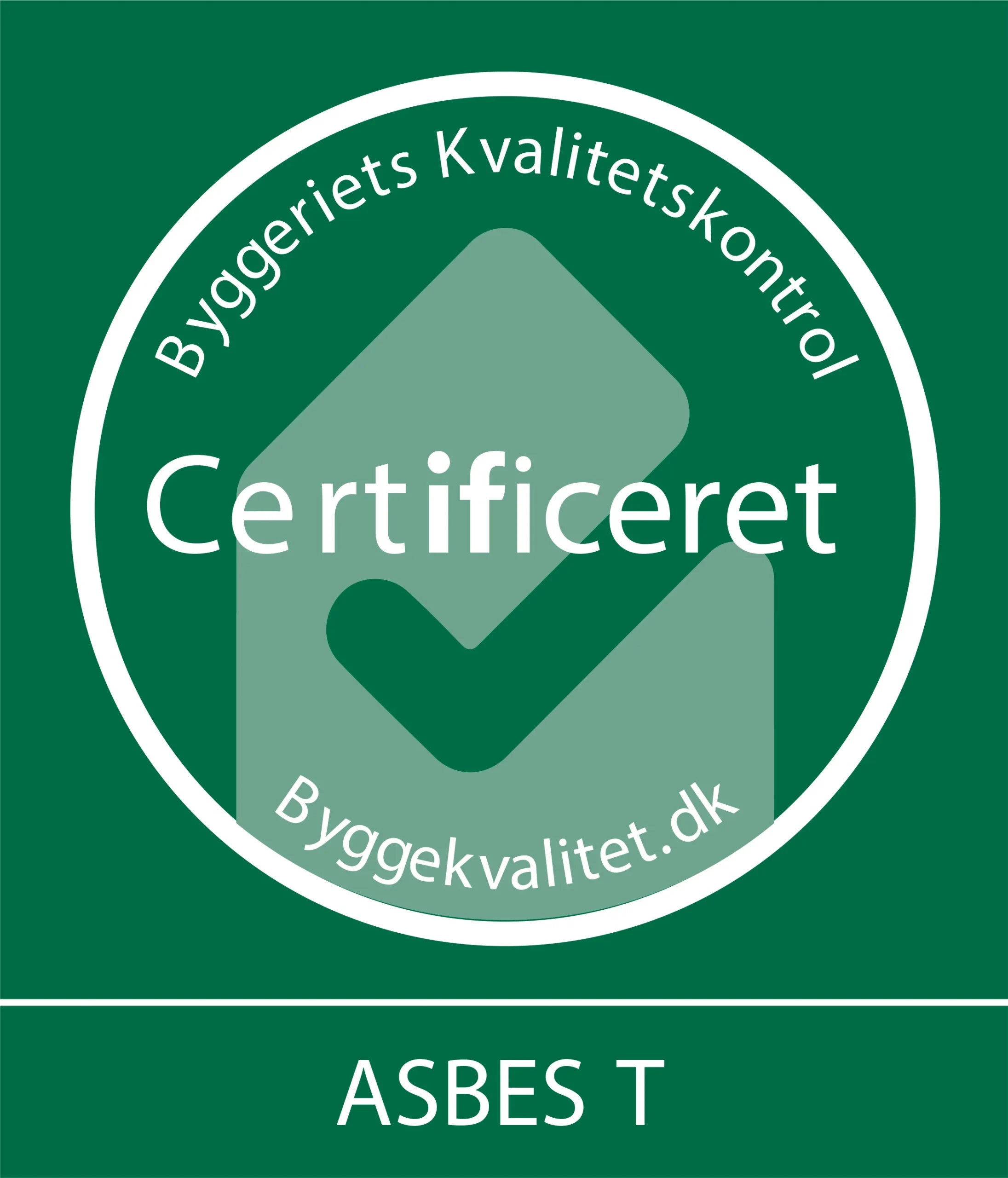 Certificeret af Byggeriets Kvalitetskontrol