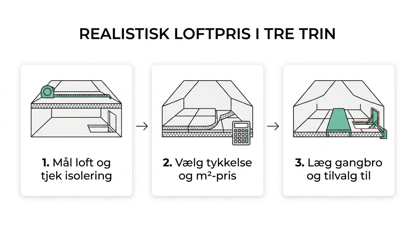 priseksempler på efterisolering af loft